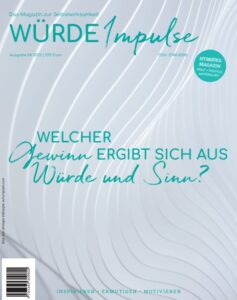 Titelblatt Würde und Gewinn